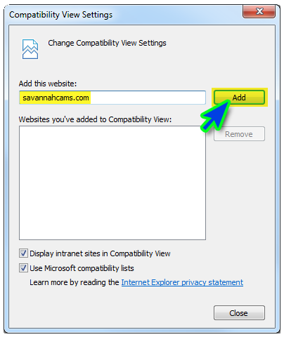 Compatibility View 2